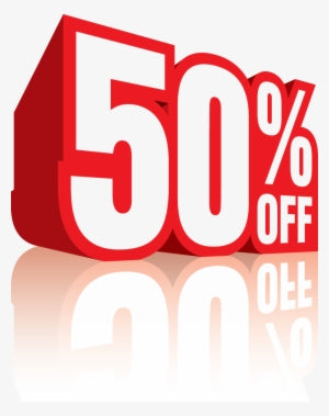 50% off