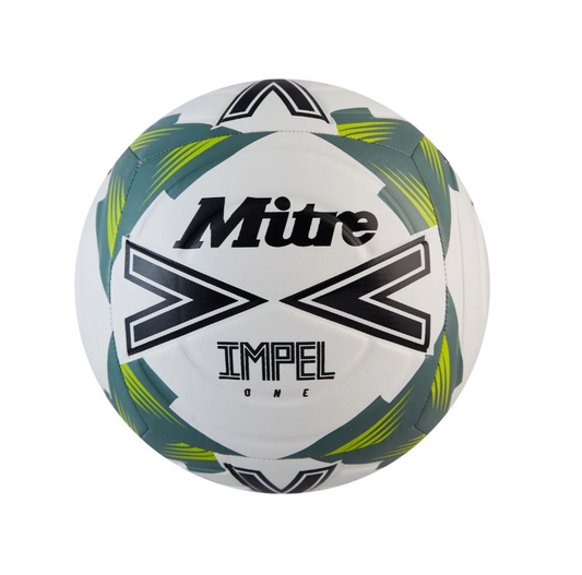 Mitre Impel One 24 football - White/Green/Black