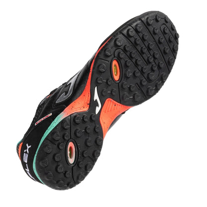 Joma Top Flex Turf - Black / Orange/ Teal