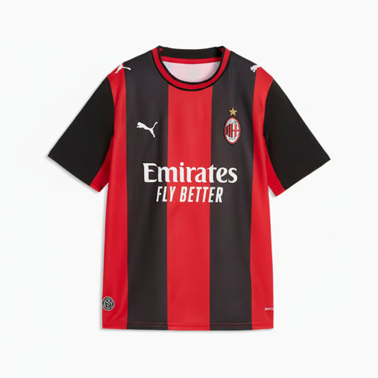 Puma AC Milan 26-27 Jr Home Jersey - Black / Red