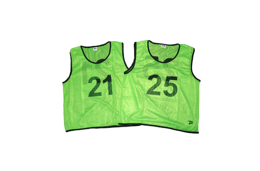 Patrick Mesh Number Bibs Green 21-25 Pack