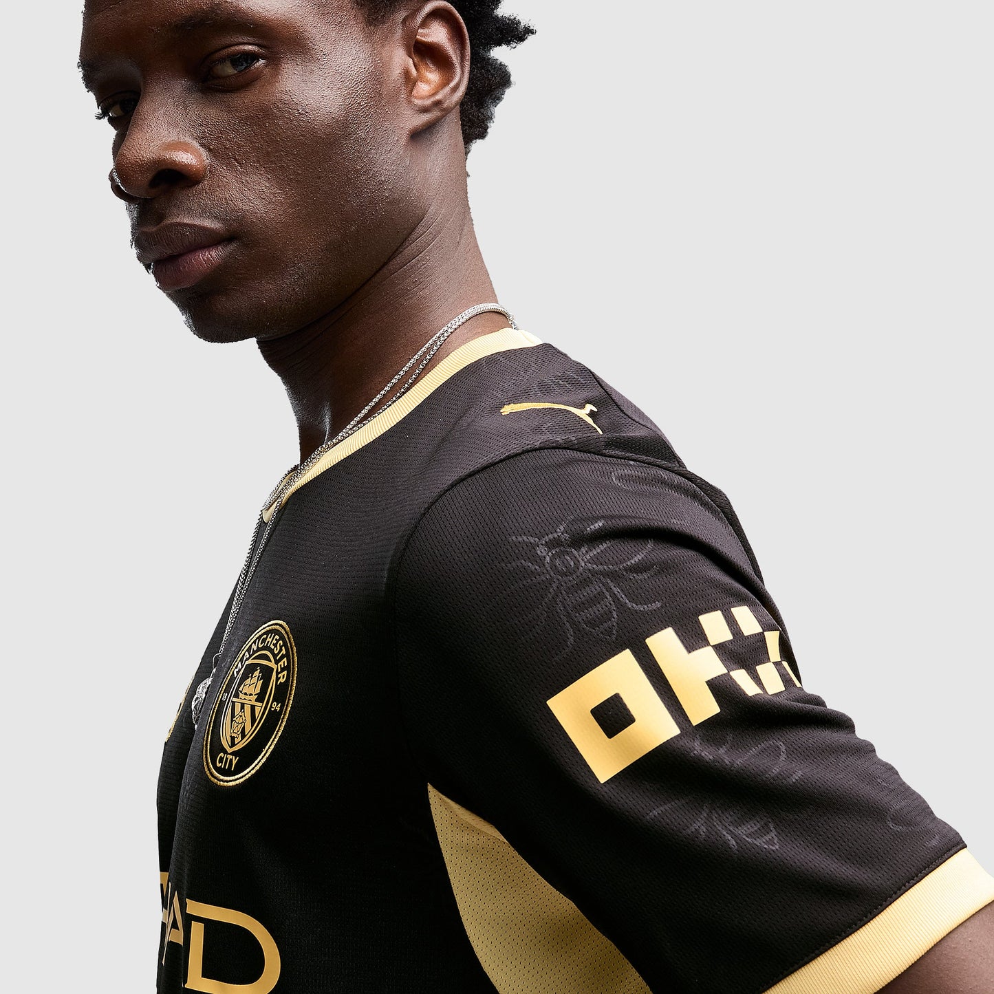 Puma Manchester City FC 26-27 Away Jersey - Black detail view
