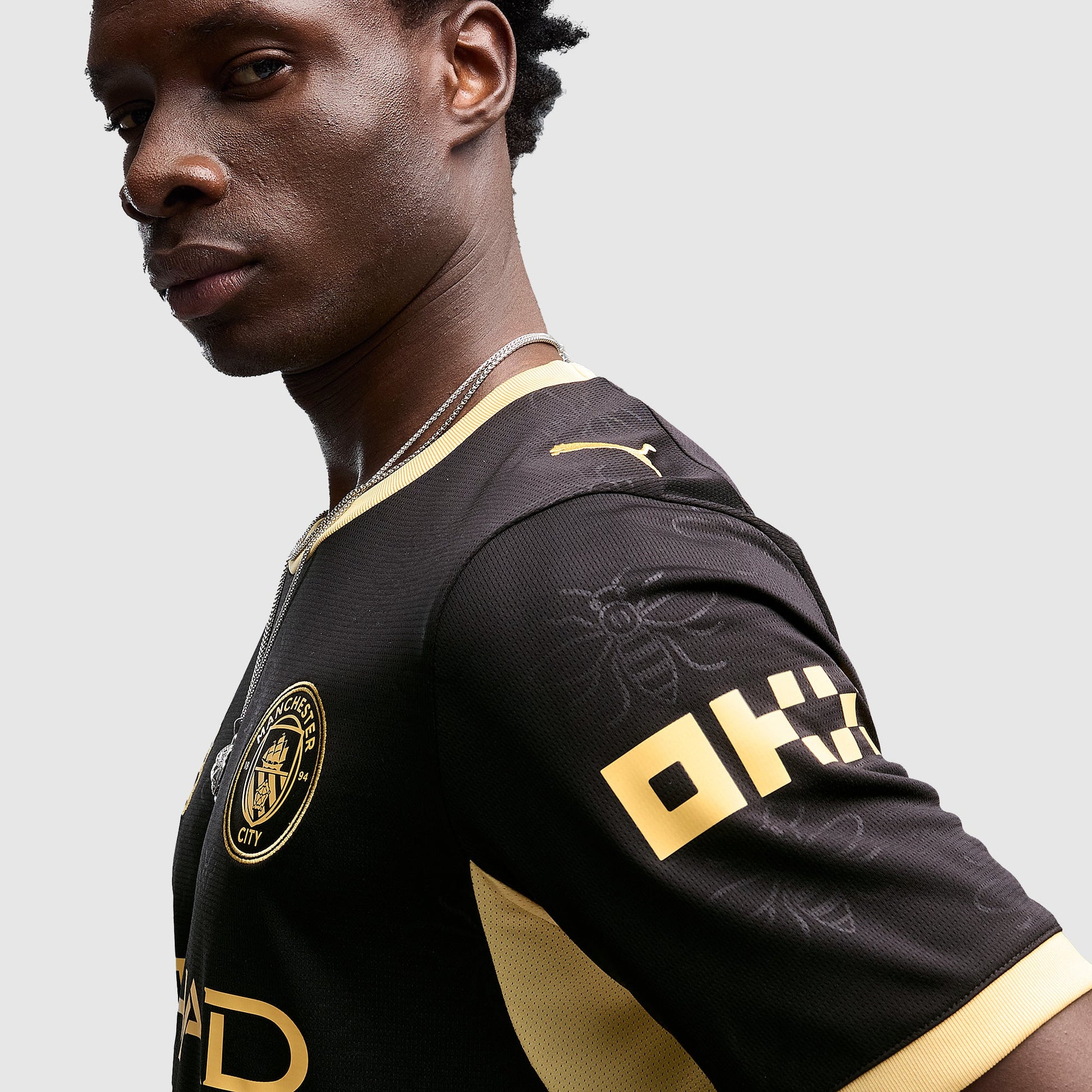 Puma Manchester City FC 26-27 Away Jersey - Black detail view