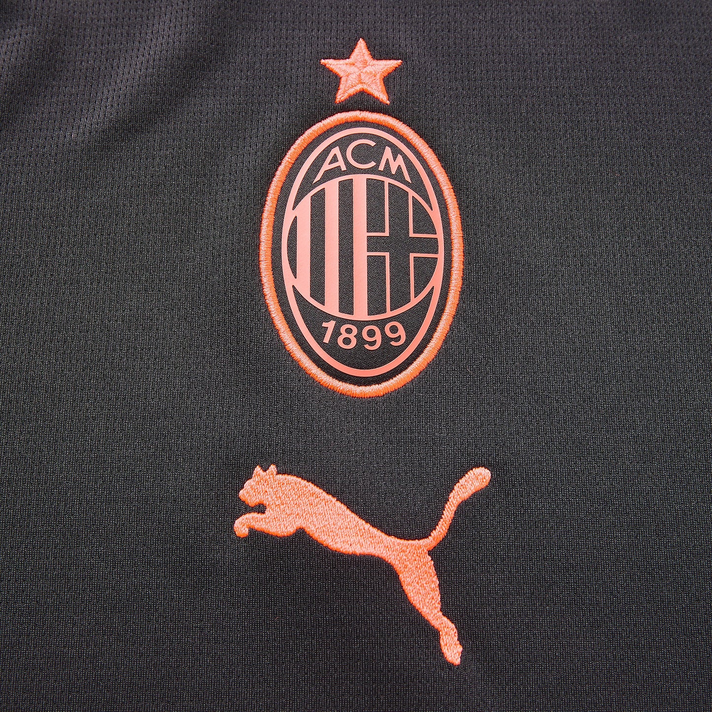 Puma AC Milan 26-27 Third Jersey - Flat Dark Gray back view