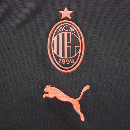 Puma AC Milan 26-27 Third Jersey - Flat Dark Gray back view