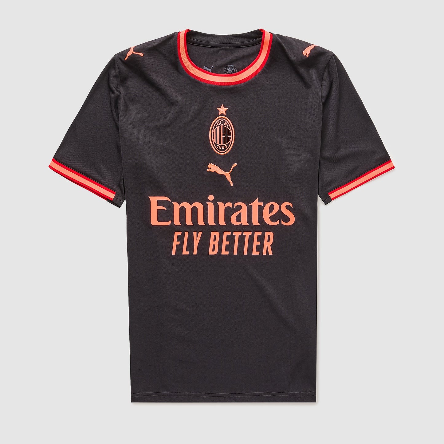 Puma AC Milan 26-27 Third Jersey - Flat Dark Gray front view