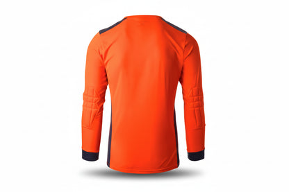 Reusch Match Long Sleeve Padded - Shocking Orange / Blue