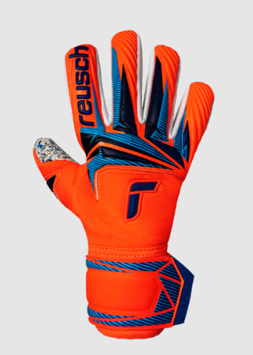 Attrakt Fusion NC G/K Gloves- Orange/Blue