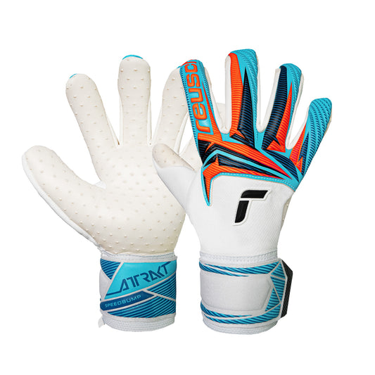 Reusch Attrakt SpeedBump - white / light blue