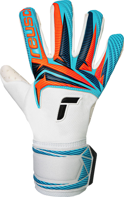 Reusch Attrakt SpeedBump - white / light blue