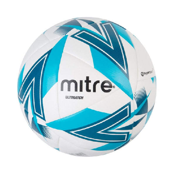 Ball Pack - 6 x Mitre Ultimatch One Football  White/Blue | Size 5