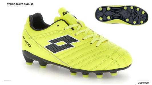 Lotto Stadio 705 FG JR - Safety Yellow / Black