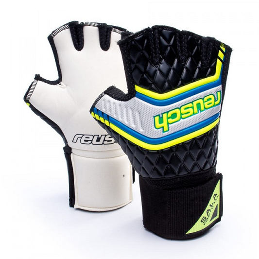 Reusch Sala Futsal Glove - Safety Yellow/Blue/Black