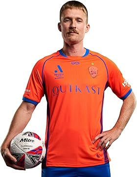 Brisbane Roar FC 24-25 Home Jersey - Orange & Dutch Blue