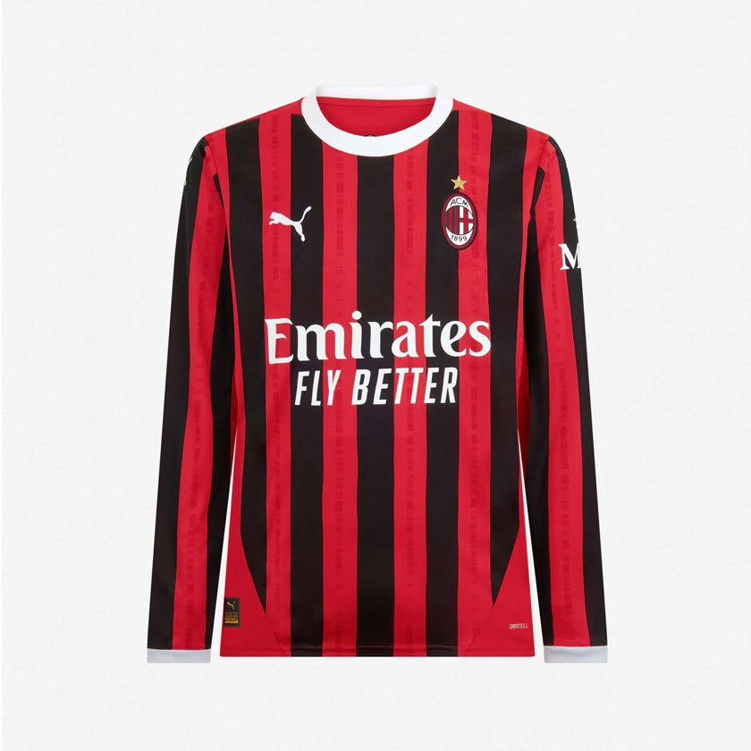 Puma AC Milan 24-25 Long-sleeve Home Jersey