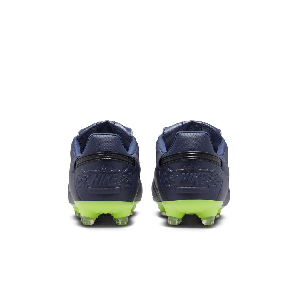 The Nike Premier 3 FG - Blackened Blue/Volt/Black