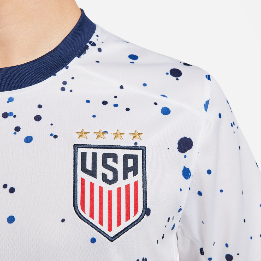 Nike USMNT '22 Home Replica Long Sleeve Jersey, Men's, Large, White