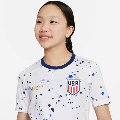 Nike USA 2023 Big Kids Stadium Home Jersey