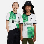 Nike Liverpool FC 23-24 Jr Away - White/Green Spark/Black