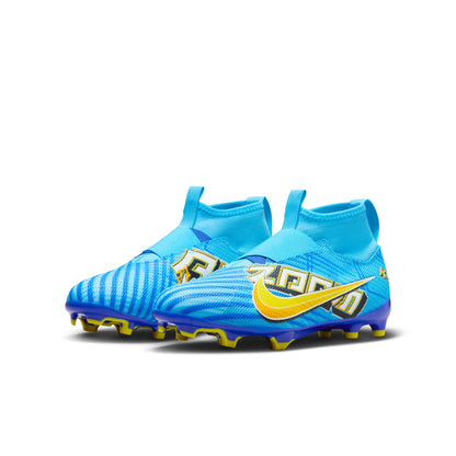 Nike Jr. Mercurial Superfly 9 Pro KM FG - Baltic Blue/White