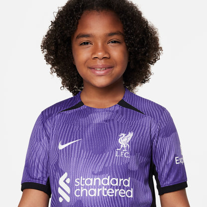 Nike Liverpool FC 23-24 3rd Jr Jersey - Space Purple/White