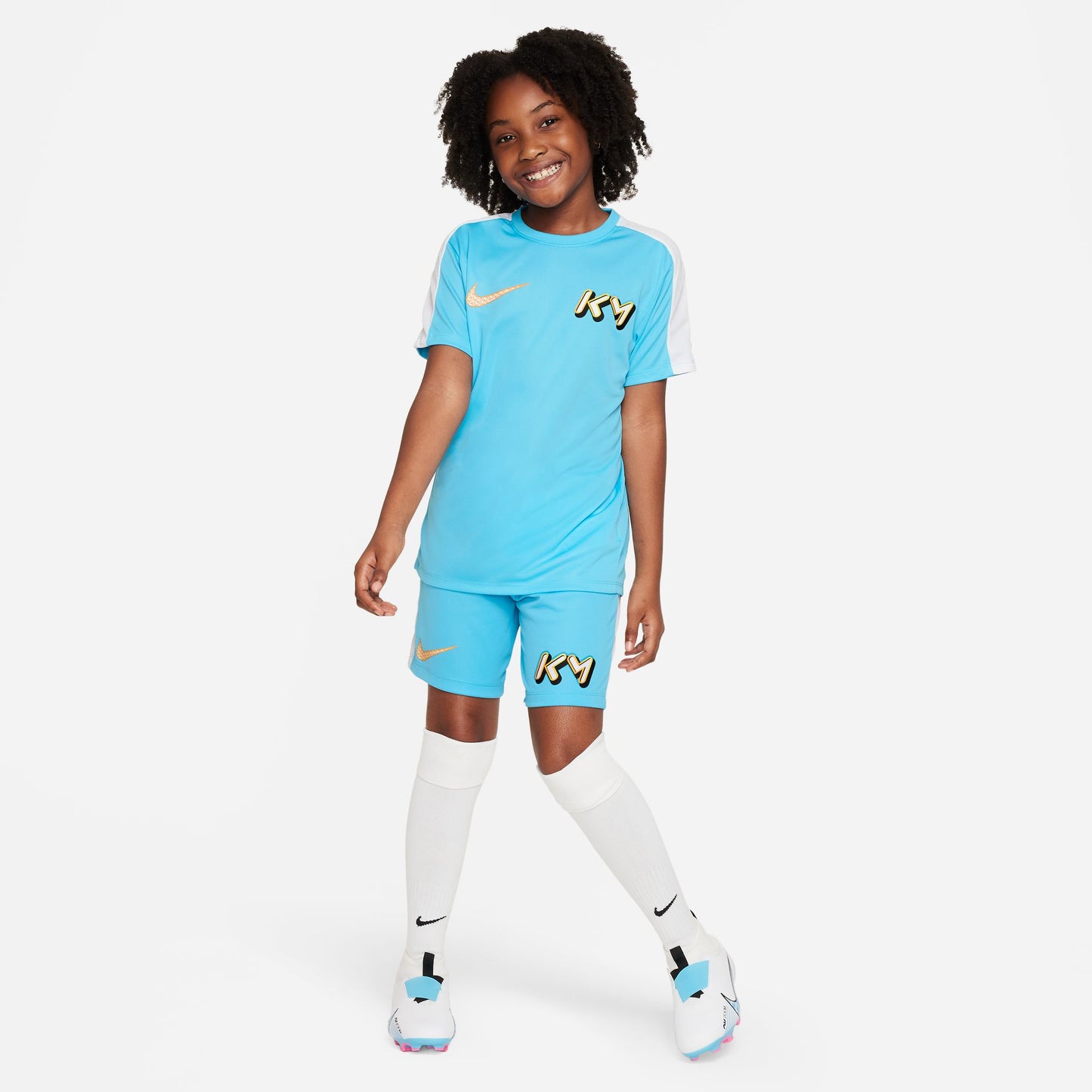 Nike KM Dri-FIT Older Kids -  Baltic Blue/White