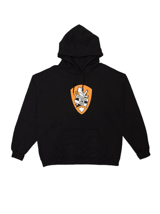 Brisbane Roar Fleece Hoody Jr - Black