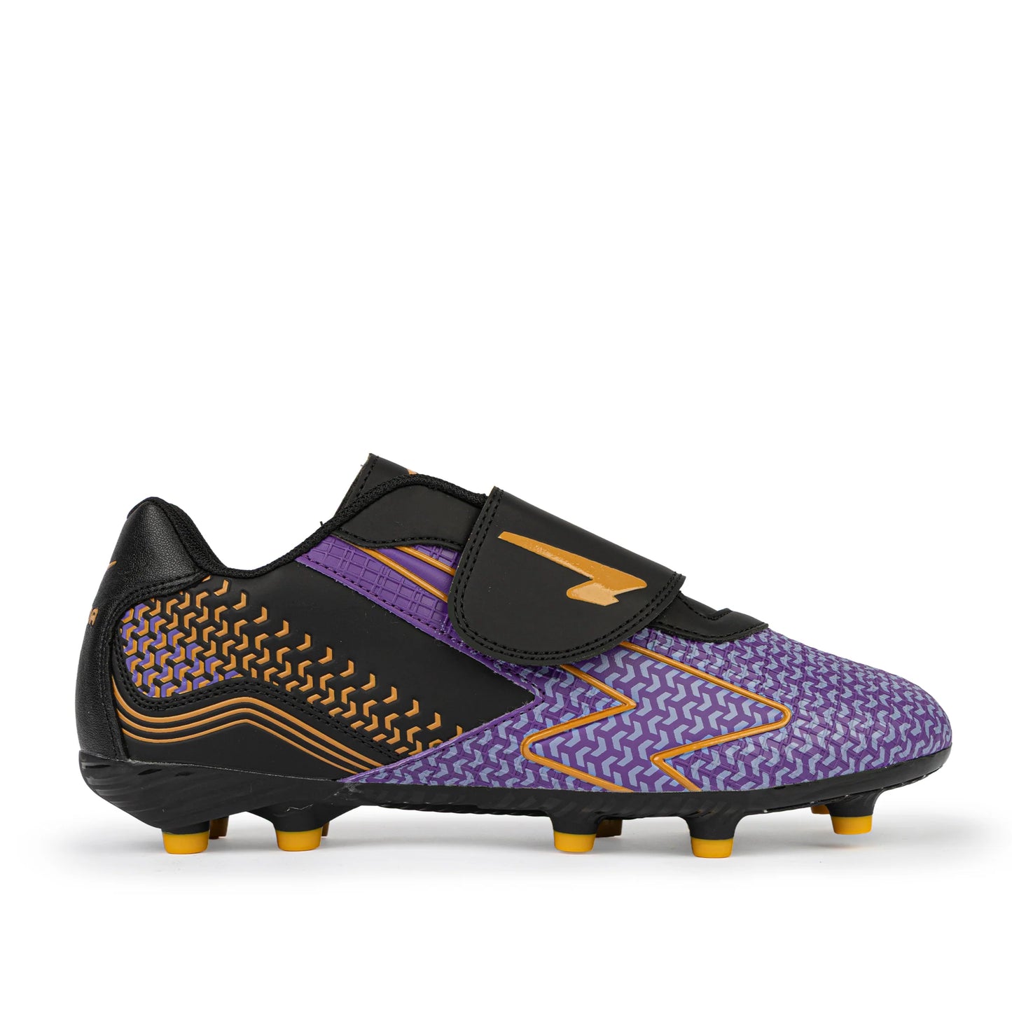 Sfida Catalyst Junior Football Boots V Strap - Purple/Gold/Black