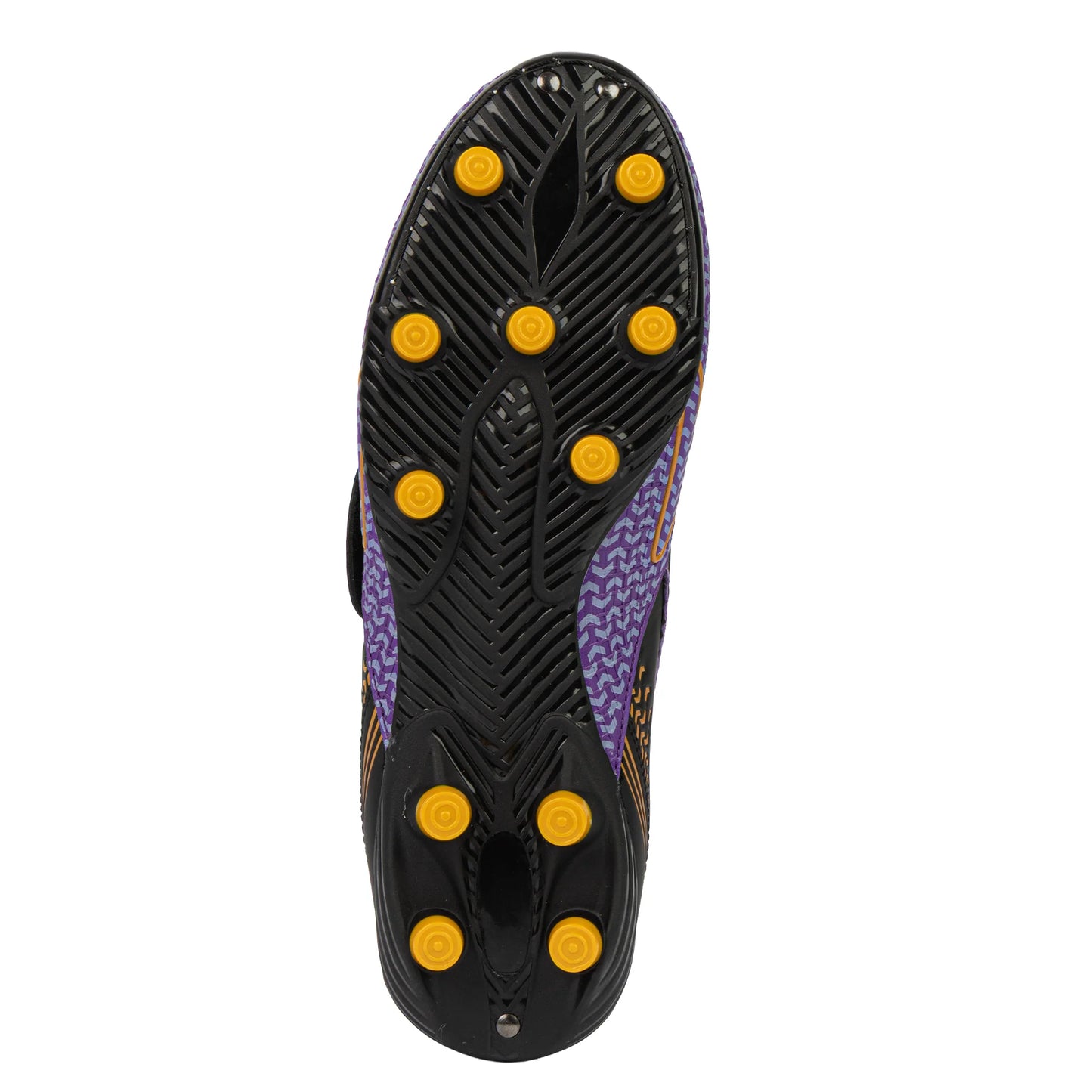 Sfida Catalyst Junior Football Boots V Strap - Purple/Gold/Black