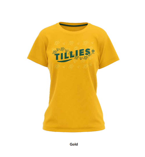 Official Australia Matildas Tillies Gold Women's Tee