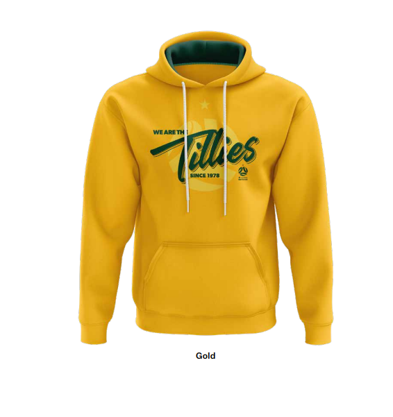 Official Australia Matildas Tillies Scrip Hoodie