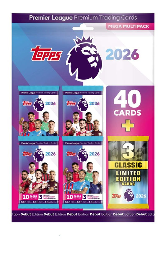 Topps 2026 Premier League Mega Multipack