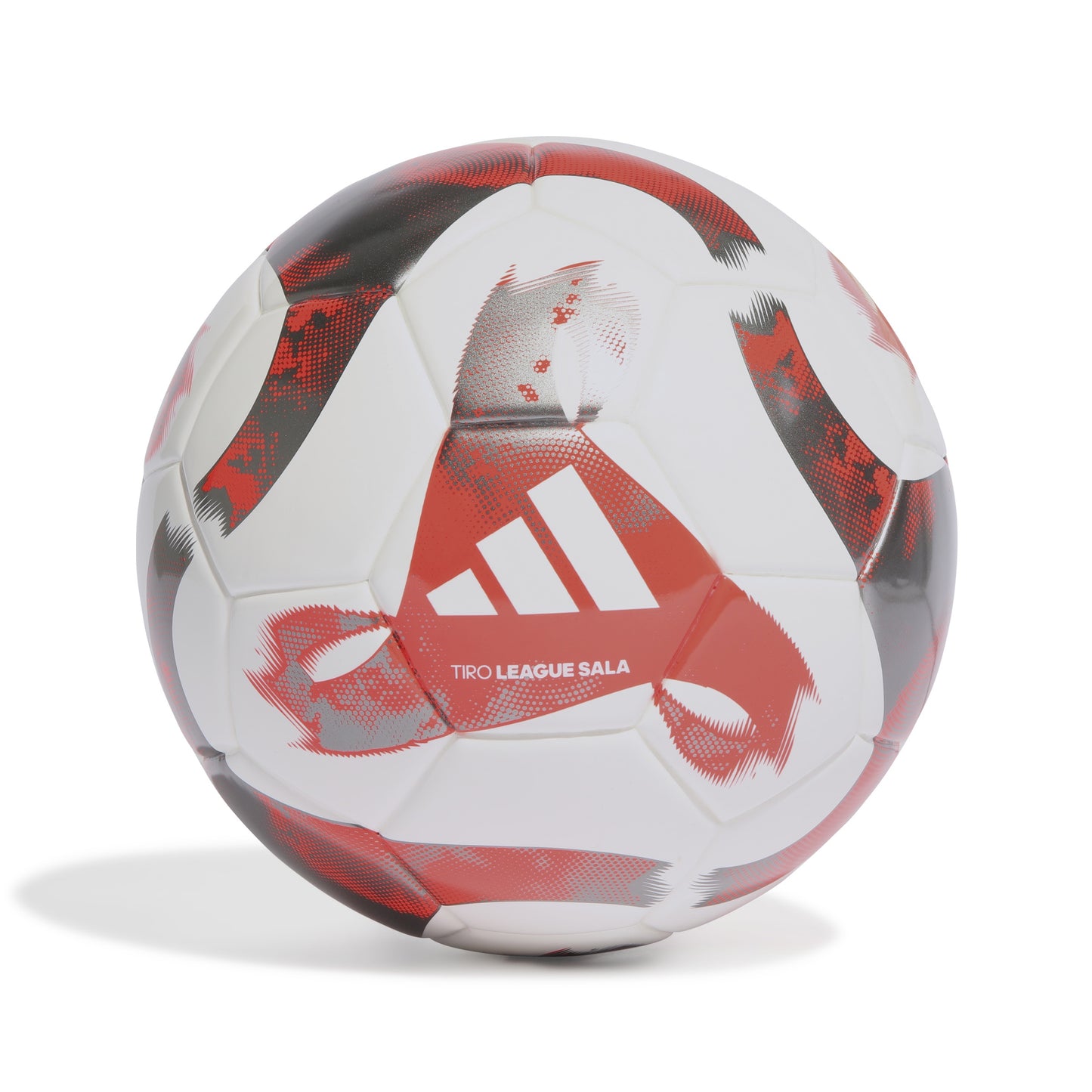 adidas Tiro League Sala Ball - White / Solar Red / Iron Metallic