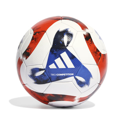 adidas Tiro Competition match ball  - White/Black/Team Solar Orange/Royal Blue