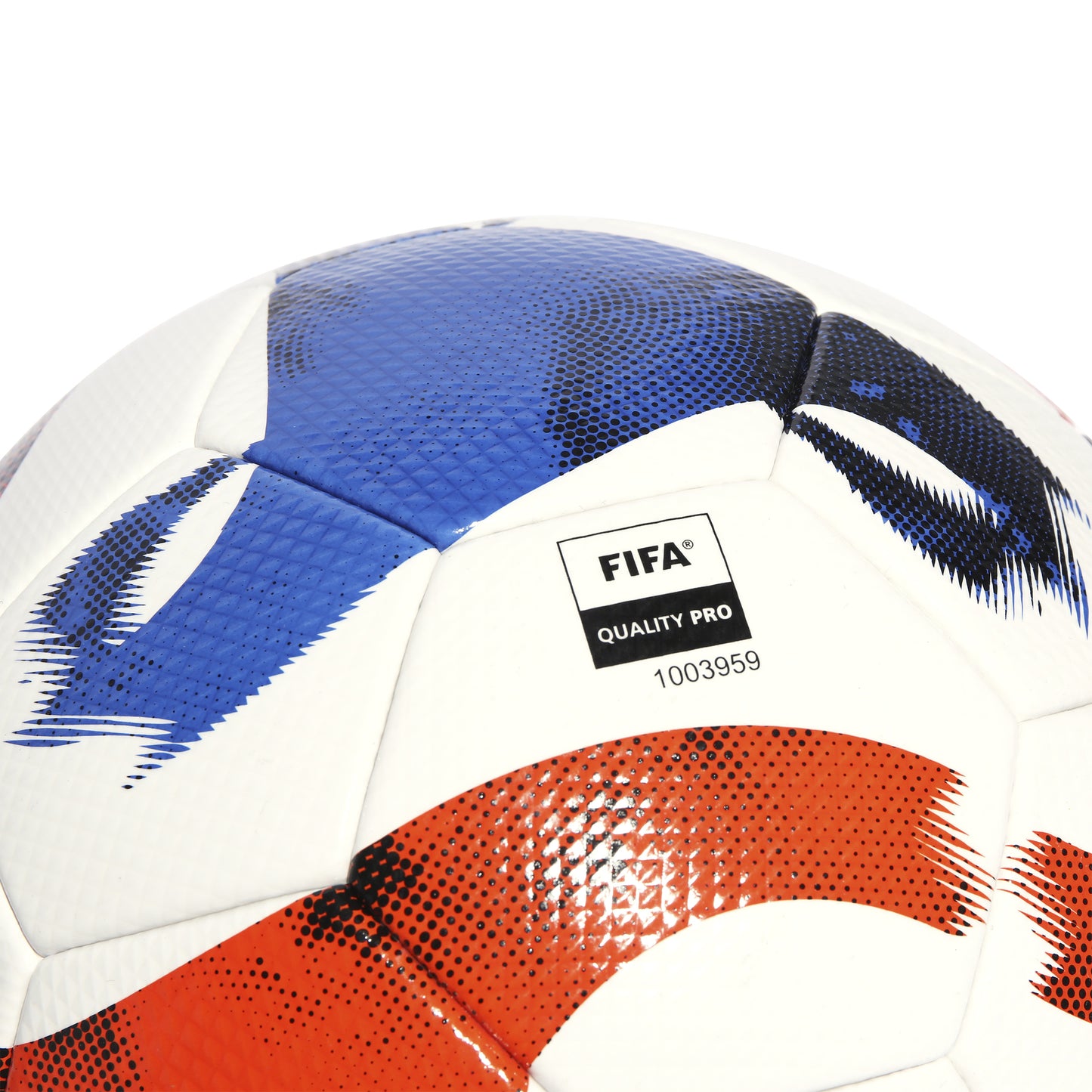 adidas Tiro Competition match ball  - White/Black/Team Solar Orange/Royal Blue