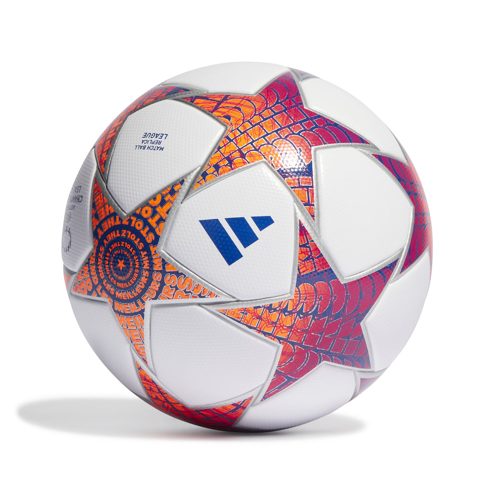 adidas Women's UCL 23/24 Ball - White/Sliver/Pink