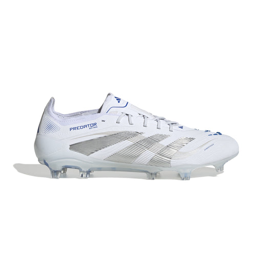 adidas Predator Elite FG - Cloud White / Silver Metallic / Bright Royal