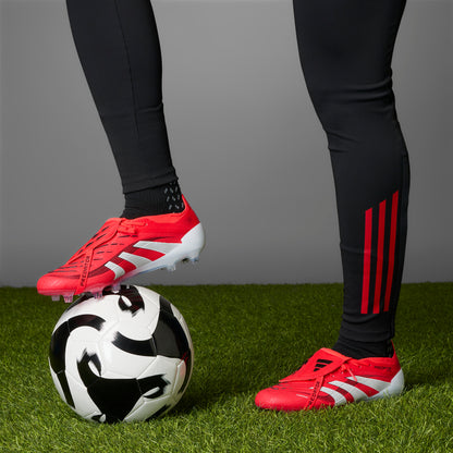 adidas Predator Elite FG Fold-Over Tongue - Lucid Red / Cloud White / Core Black