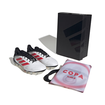 adidas Copa Pure 3 ELITE FG - Cloud White / Lucid Red / Core Black