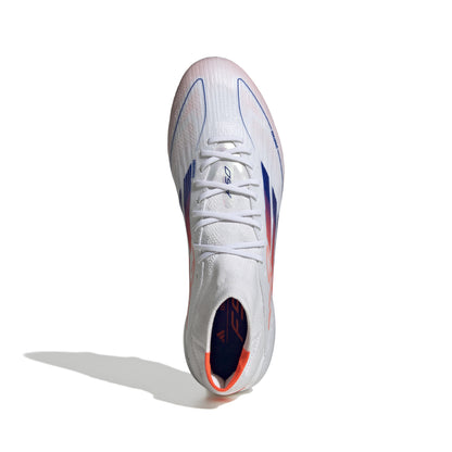 adidas F50 Elite Mid-Cut Women FG - Cloud White / Solar Red / Lucid Blue