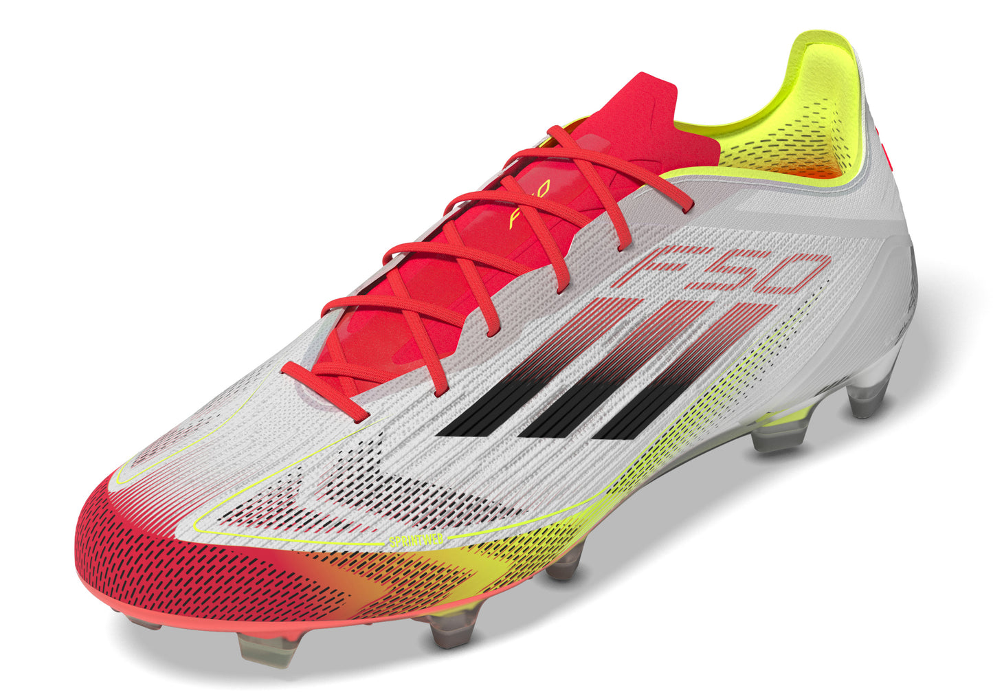 adidas F50 Elite FG - Cloud White / Core Black / Solar Yellow