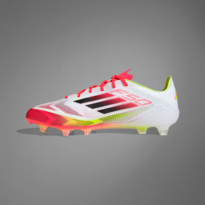 adidas F50 Elite FG - Cloud White / Core Black / Solar Yellow