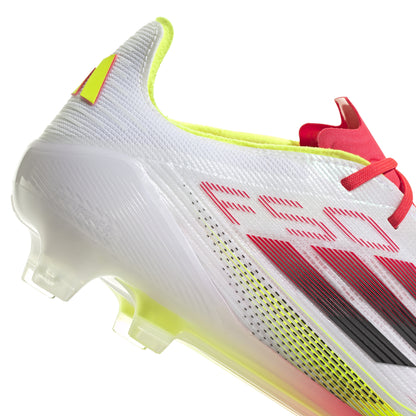 adidas F50 Elite FG - Cloud White / Core Black / Solar Yellow