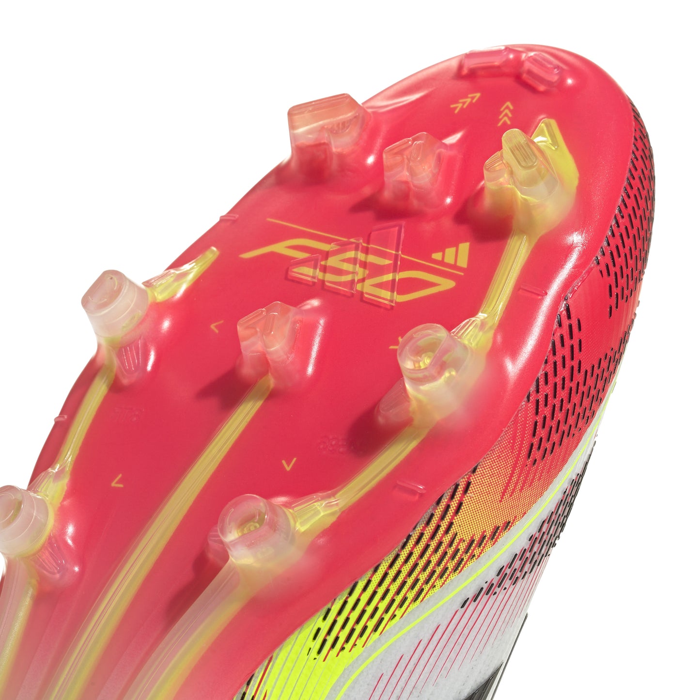 adidas F50 Elite Laceless FG - Cloud White/ Core Black / Solar Yellow