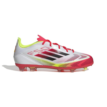 adidas F50 Elite Kids boots FG - Cloud White / Core Black / Solar Yellow