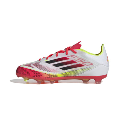 adidas F50 Elite Kids boots FG - Cloud White / Core Black / Solar Yellow