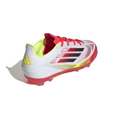 adidas F50 Elite Kids boots FG - Cloud White / Core Black / Solar Yellow