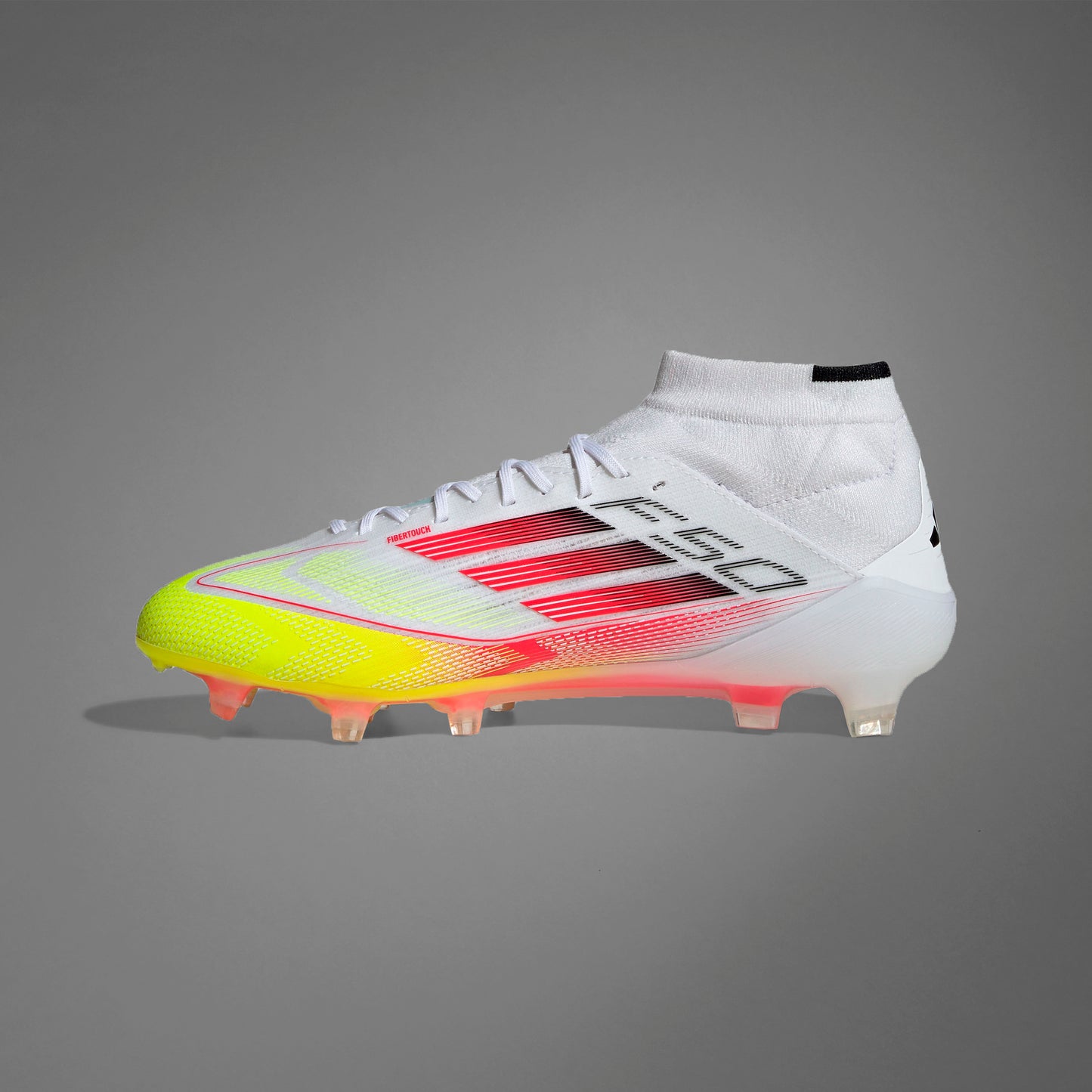 adidas F50 Elite Mid-Cut Women FG - Cloud White / Lucid Red / Solar Yellow