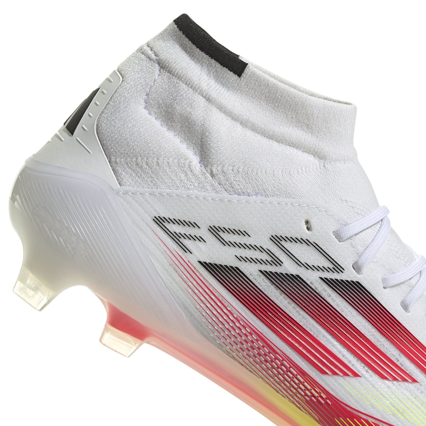 adidas F50 Elite Mid-Cut Women FG - Cloud White / Lucid Red / Solar Yellow