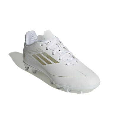 adidas F50 CLUB Football boots Flexible Ground - Cloud White / Gold Metallic / Cloud White